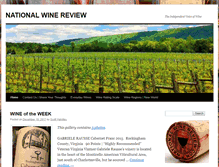 Tablet Screenshot of nationalwinereview.com
